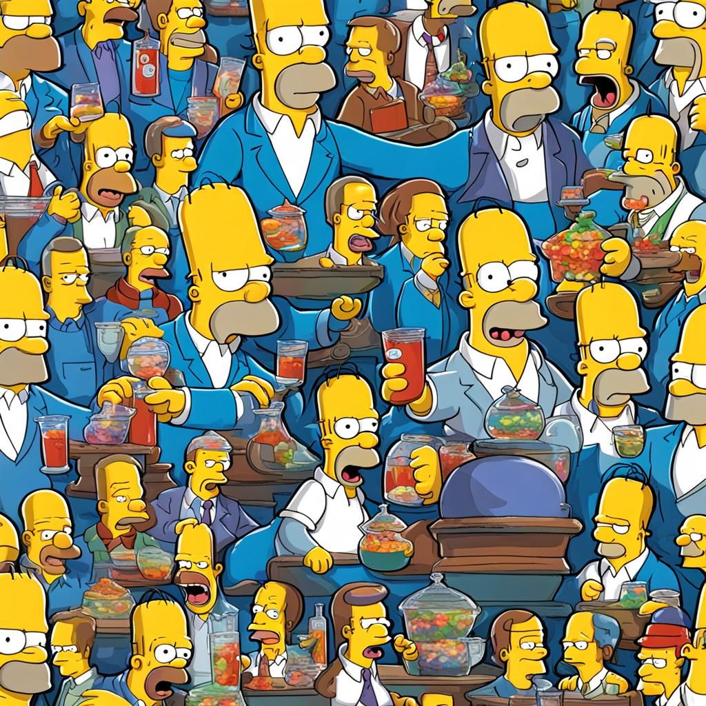 AI Generated Image of Homer Simpson