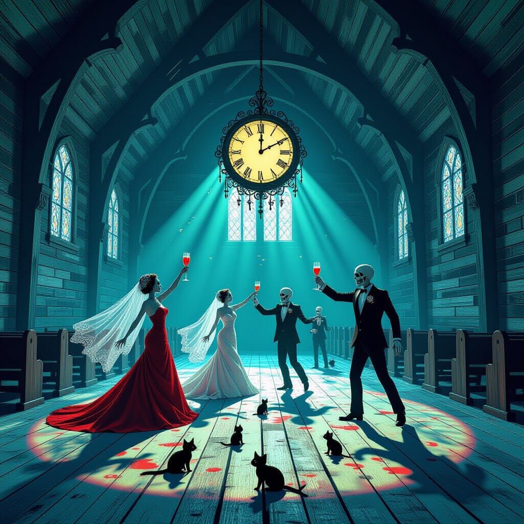 Haunted New Year's Eve Ball in Abandoned Church