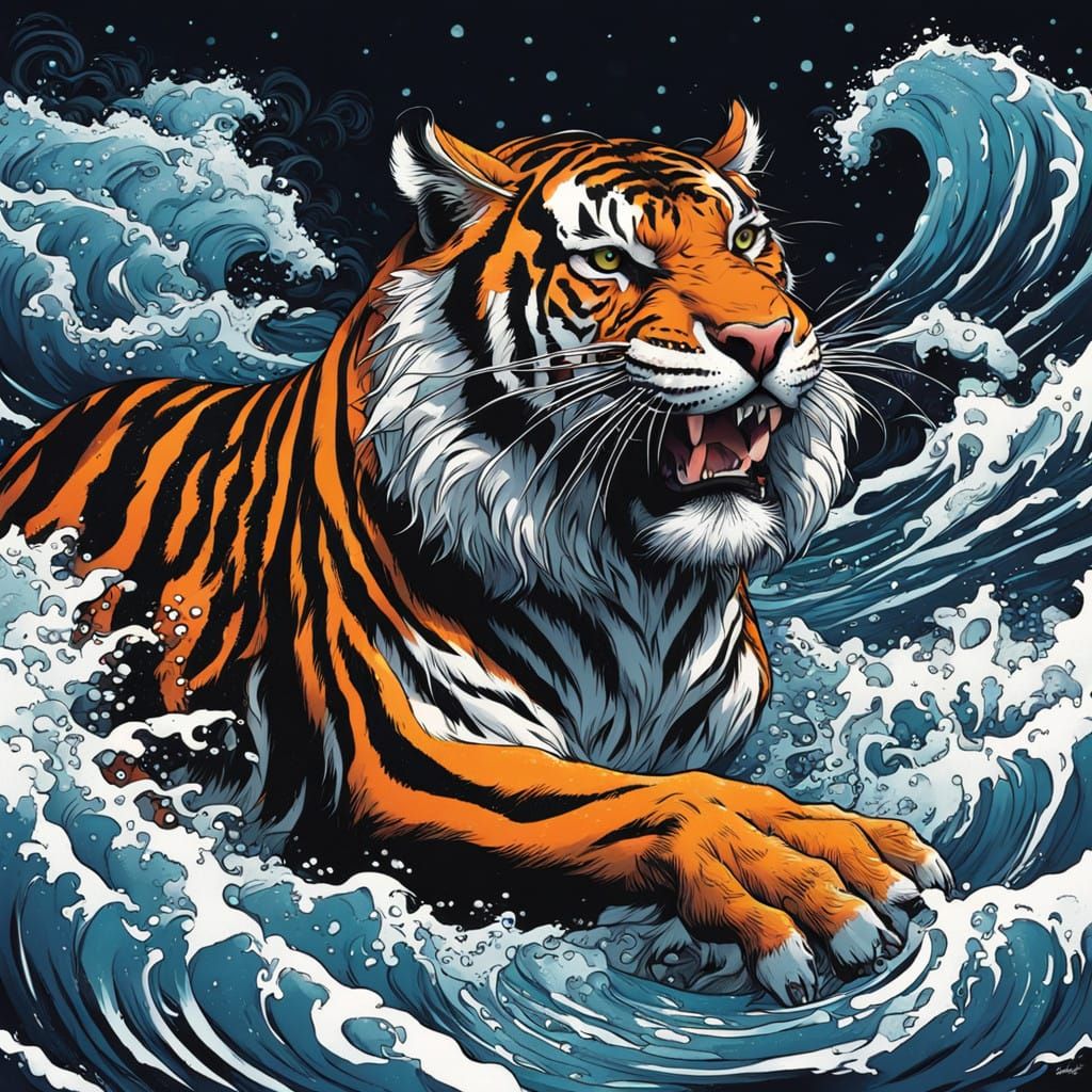 Riding the Midnight Tiger in the Deep