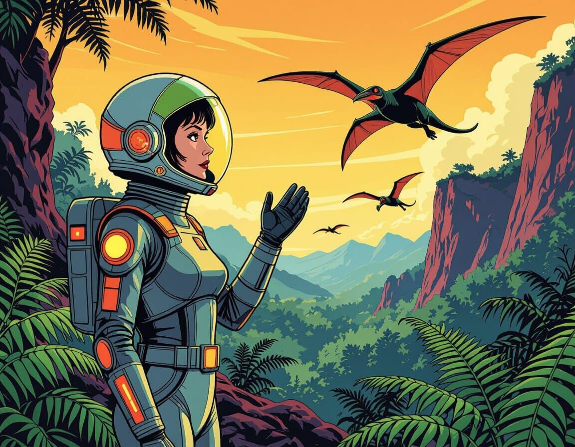 For today's challenge: Imagine Zoe Heriot--portrayed by Wend...