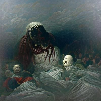 Horrific Nightmare in Dark Fantasy Style
