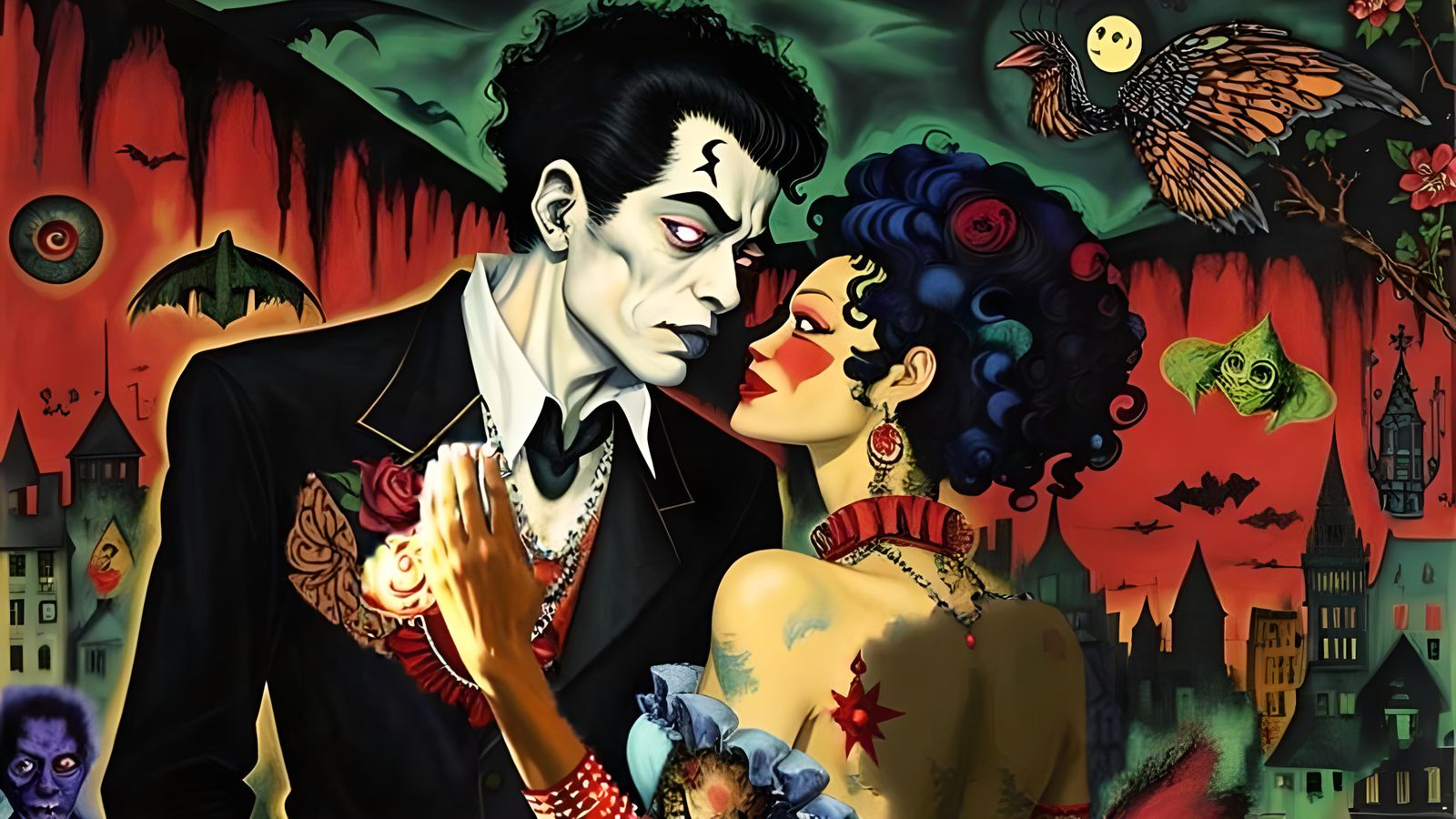 Dancing Woman Back View