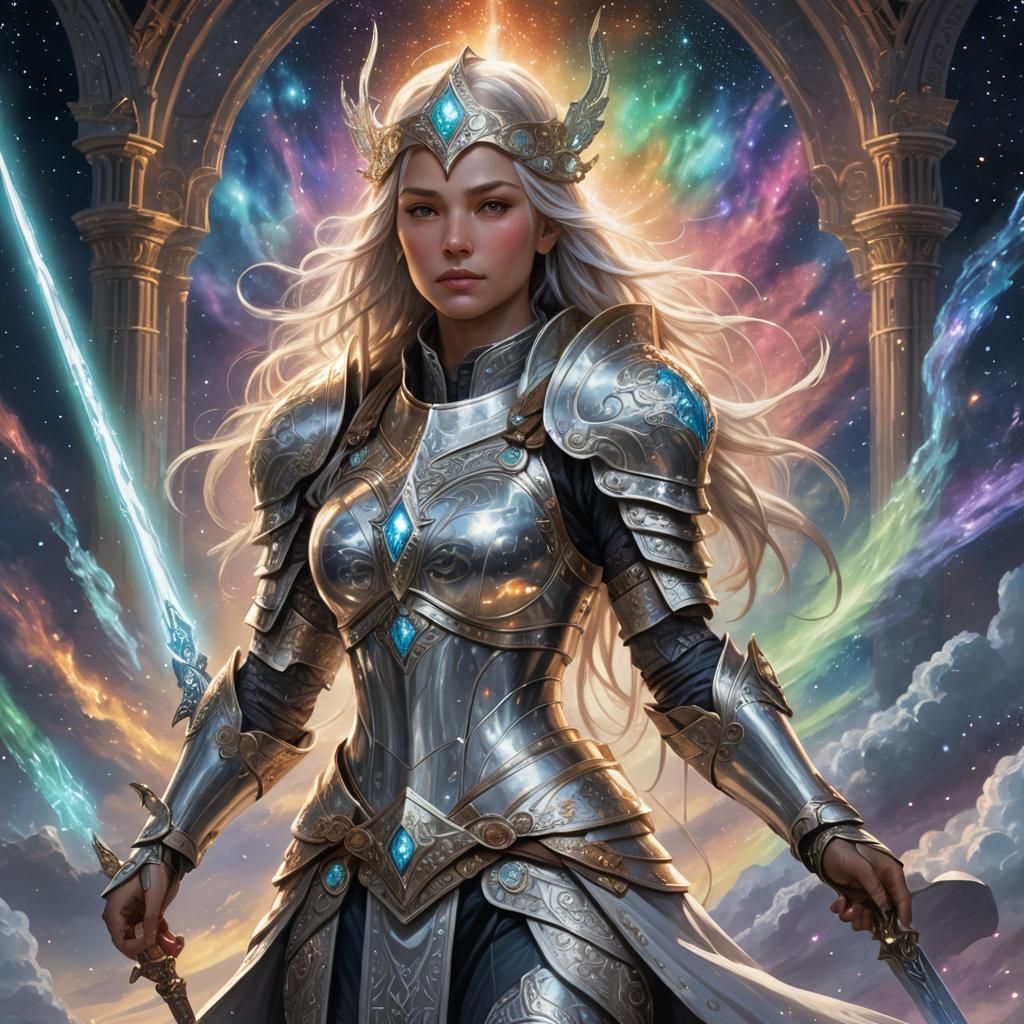 Paladin Protecting Cleric in Astral Realm