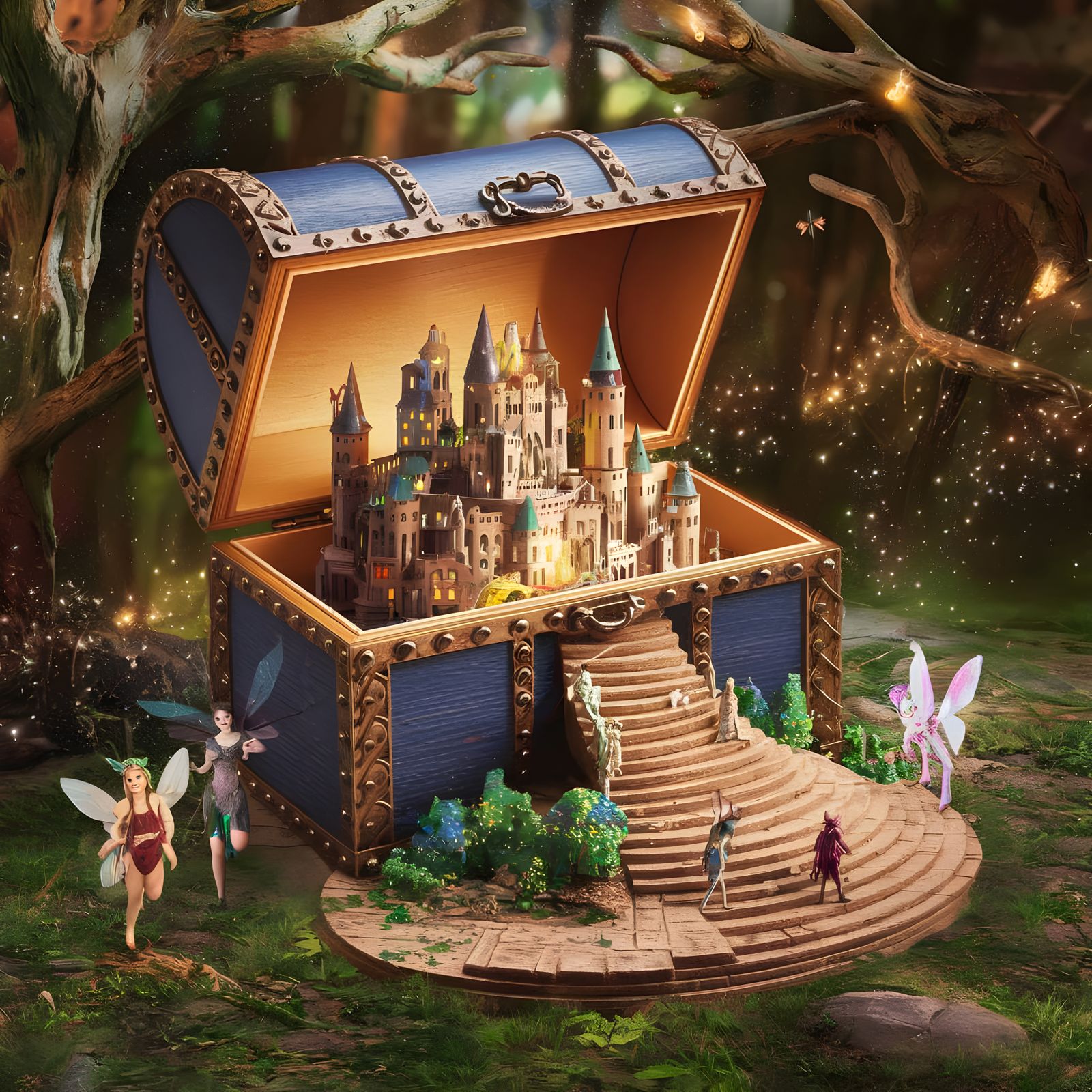 Enchanting Witchcraft City in Verdant Grove