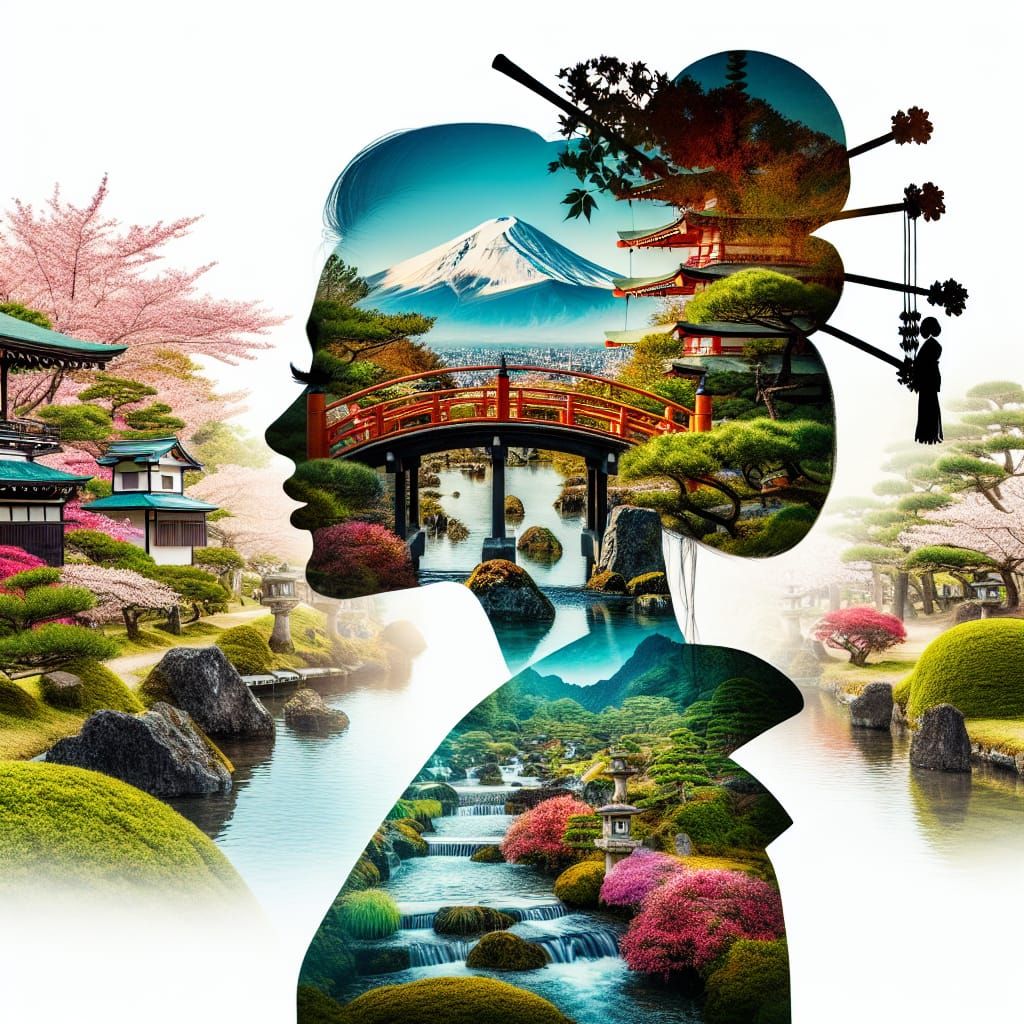 Double Exposure Geisha