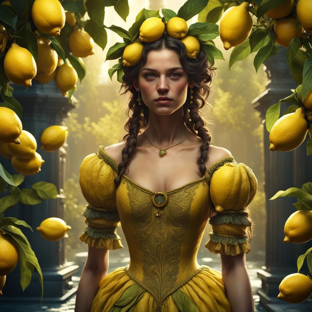 Lemon Girl: Detailed Matte Painting in Unreal Engine