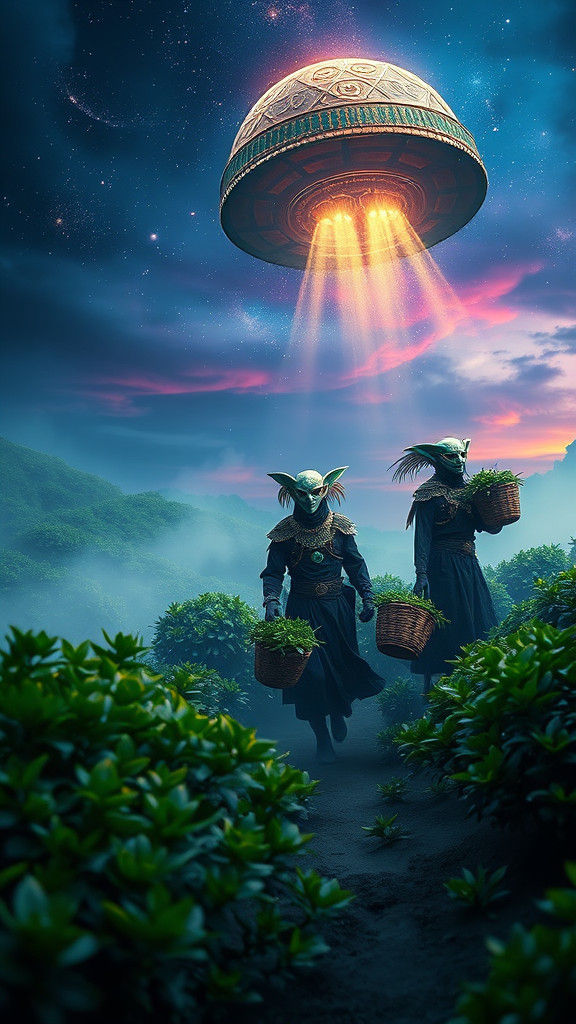 Ancient Maya Aliens Emerge into Celestial Vessel