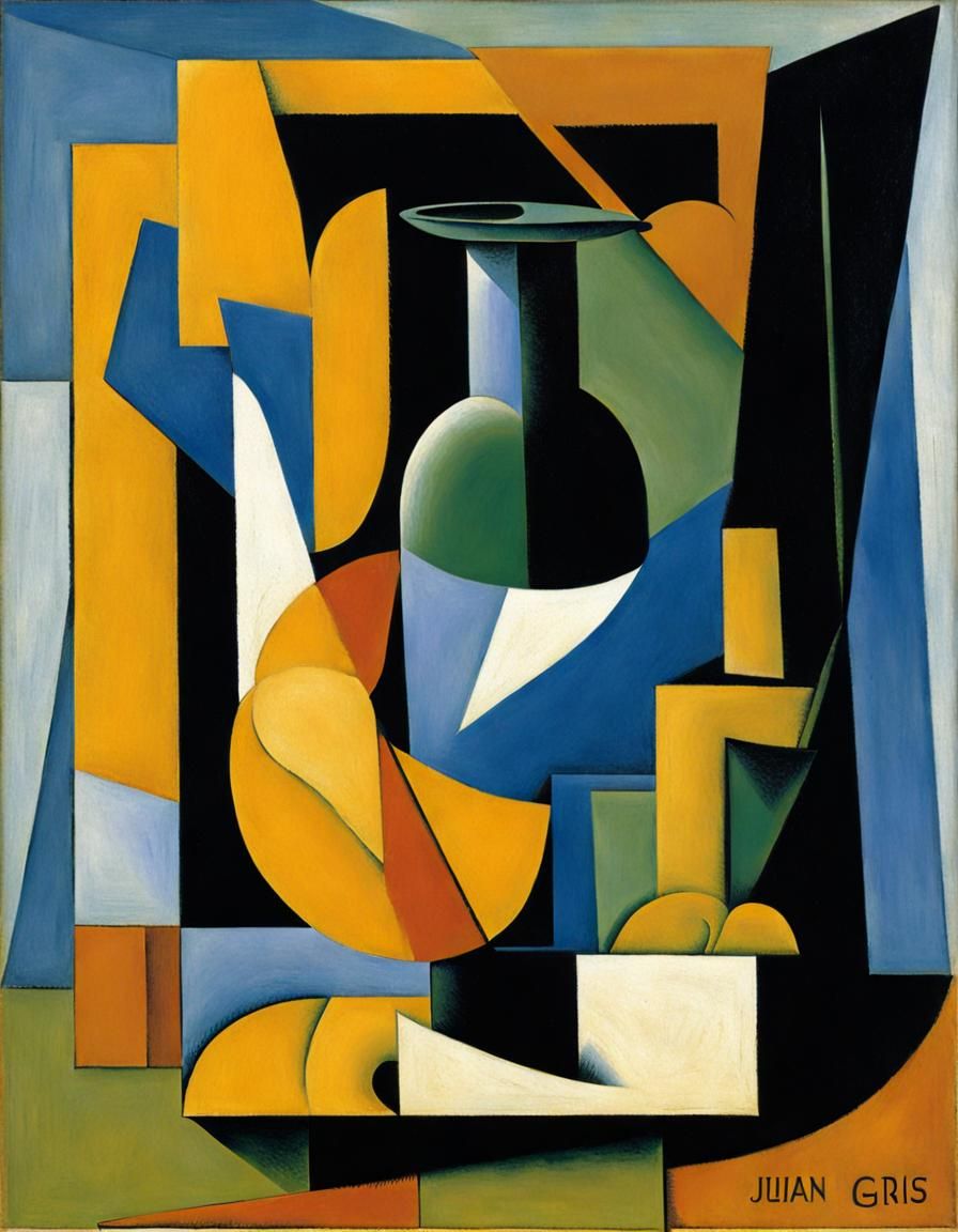Cubist Still Life Inspired by Juan Gris