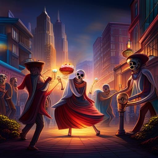 Day of the Dead Celebration in Afterlife