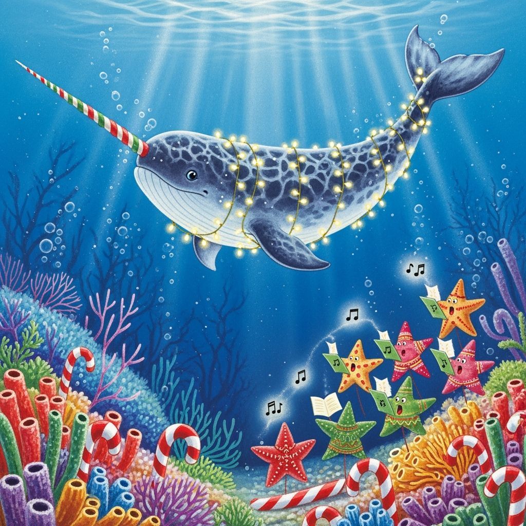 Christmas Narwhal