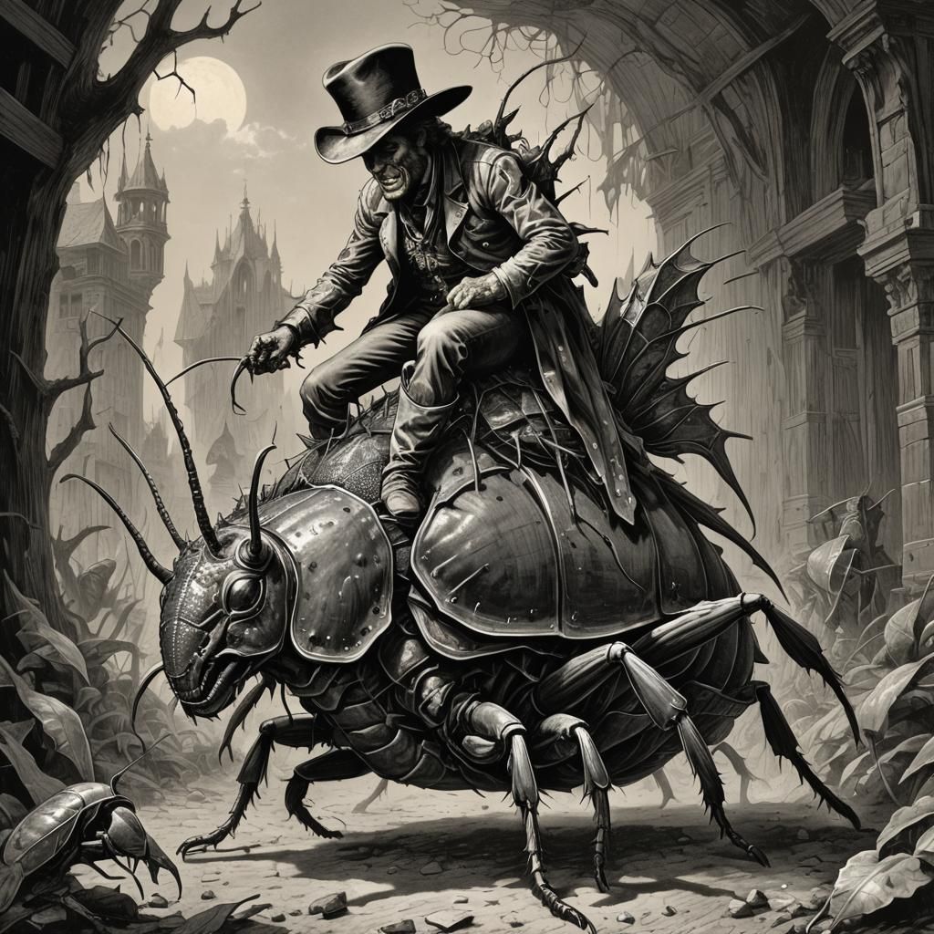 Don Quixote and the Bucking Cockroach