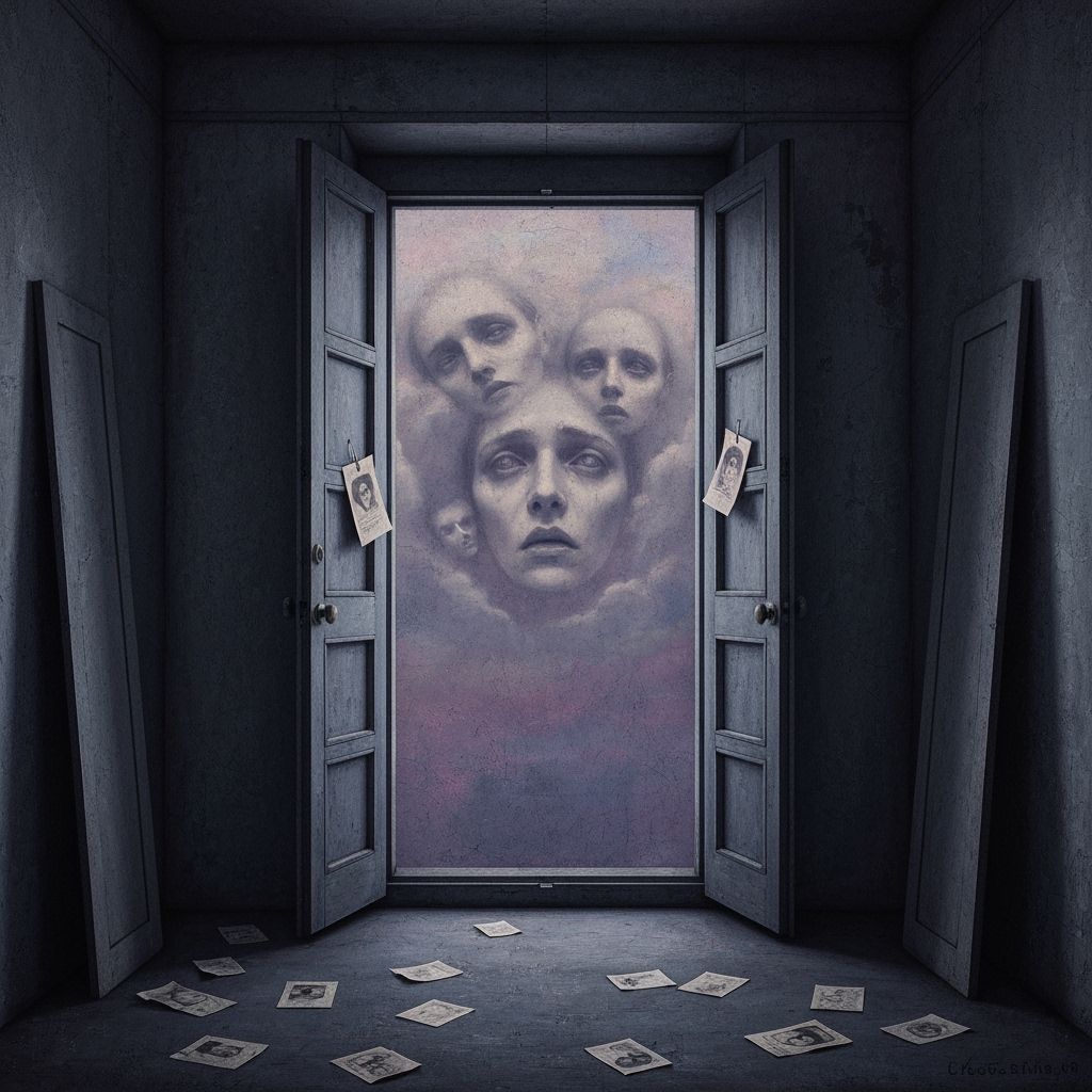 Melancholic Interior Landscape in Victorian Style