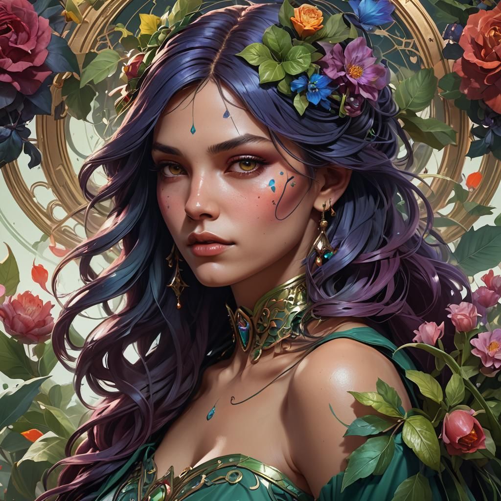 Detailed Portrait with Dynamic Lighting