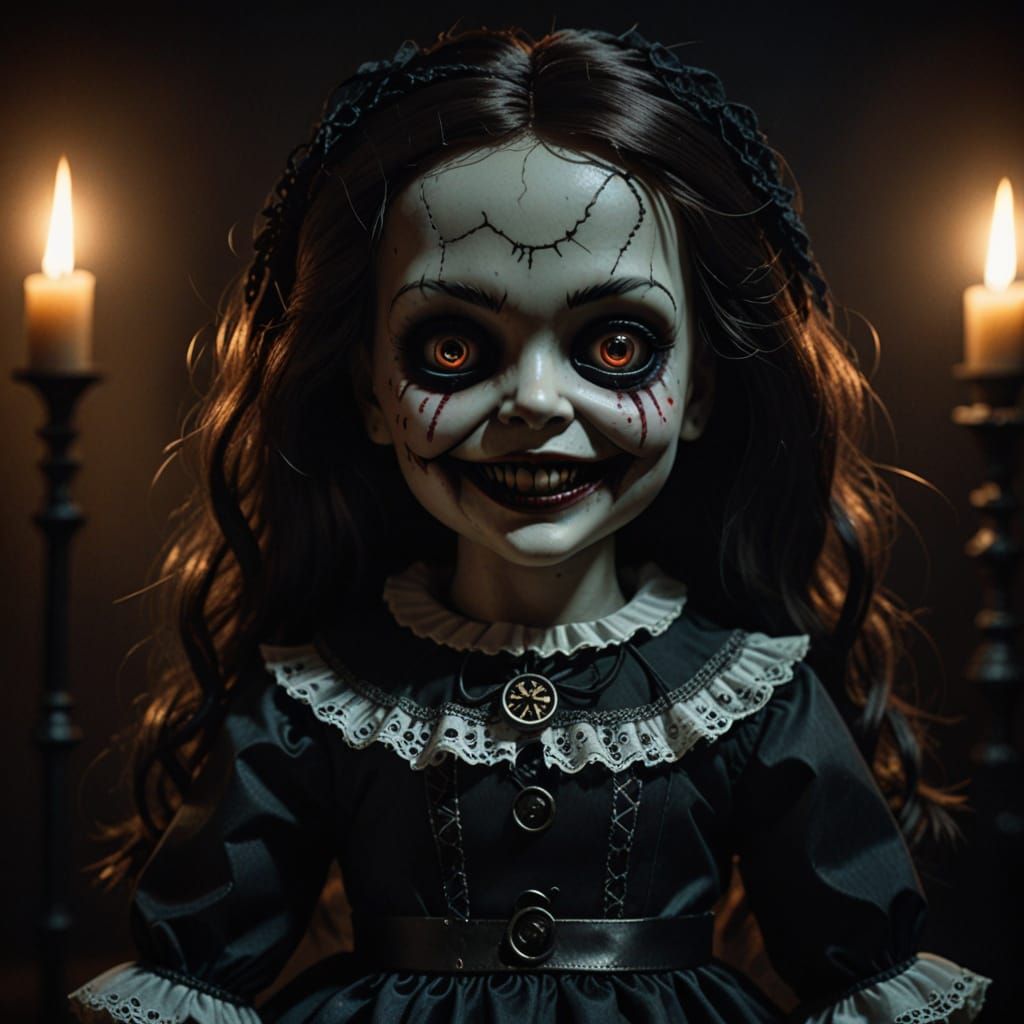 extremely evil possessed doll