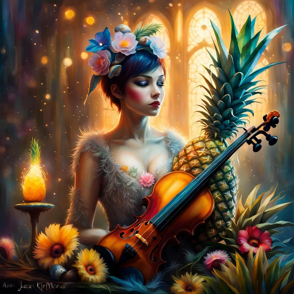 Painterly Watercolour Still Life with Star