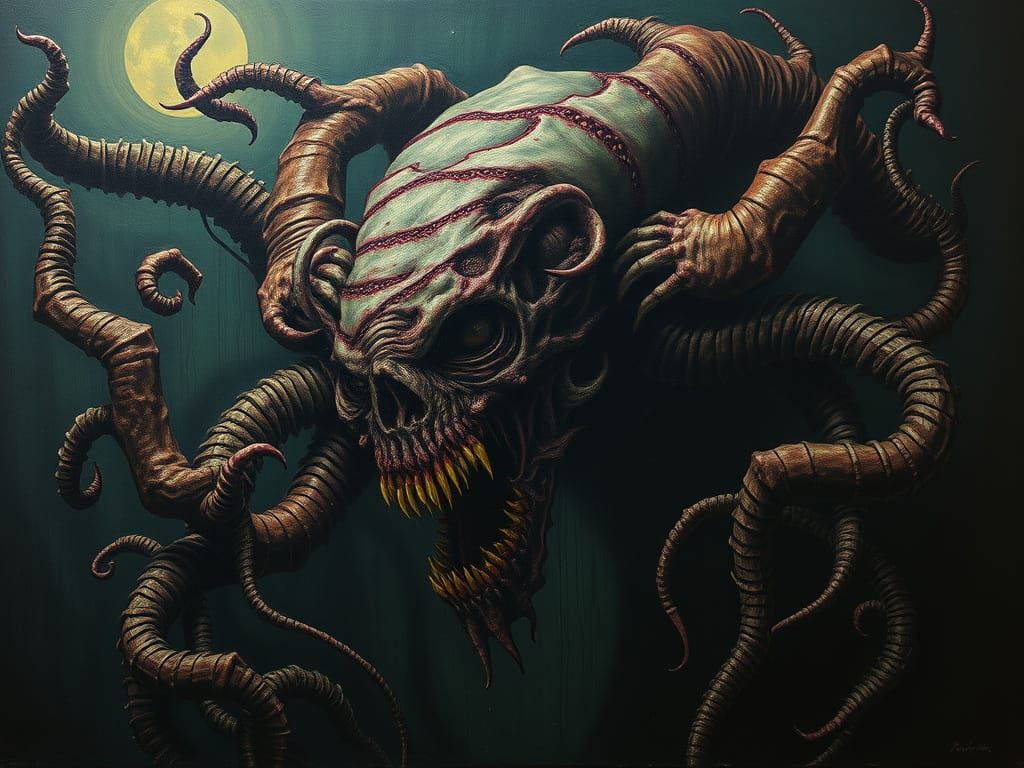 Macabre Reality Warp in a Twisted Dreamscape