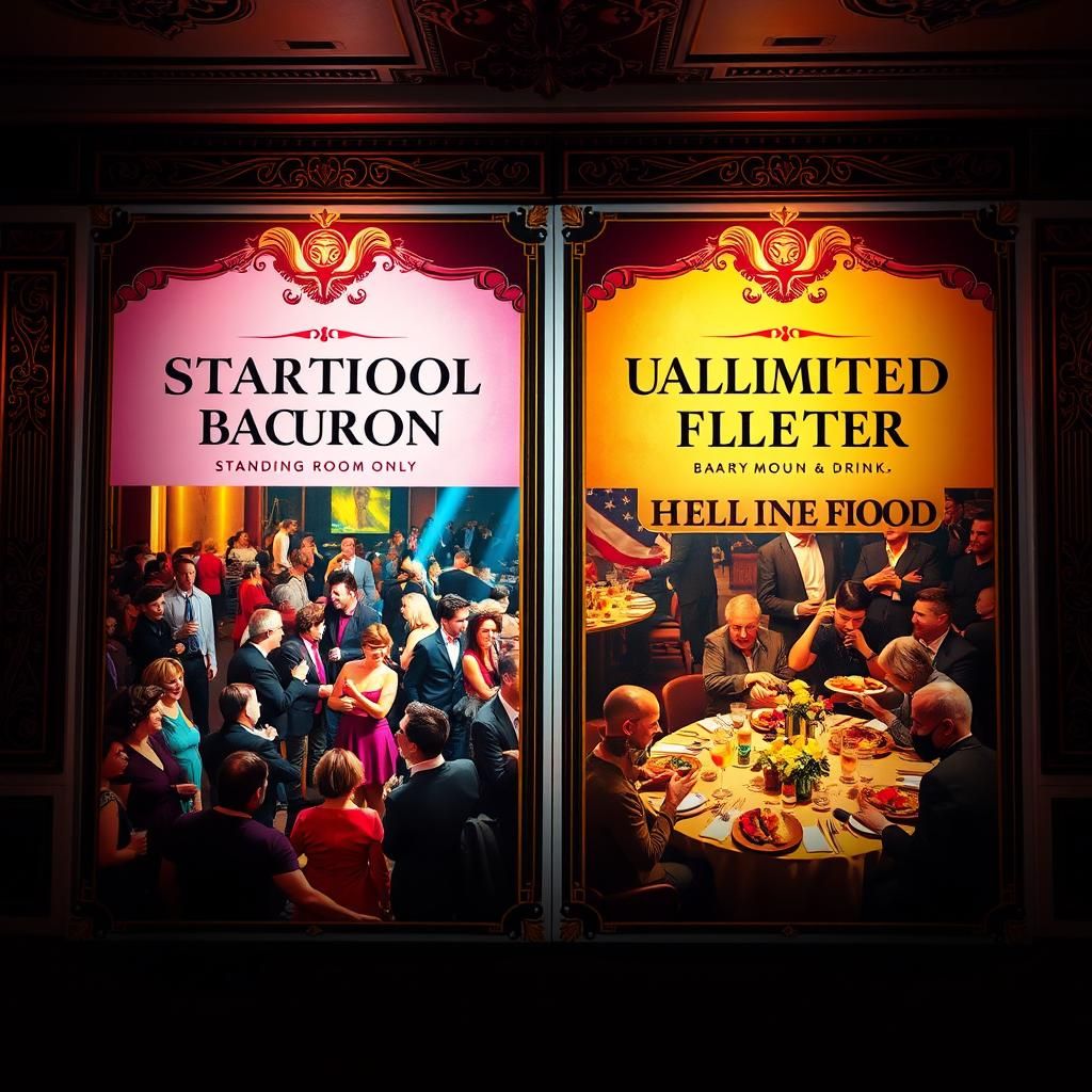 Ornate Event Poster in Cinematic Style