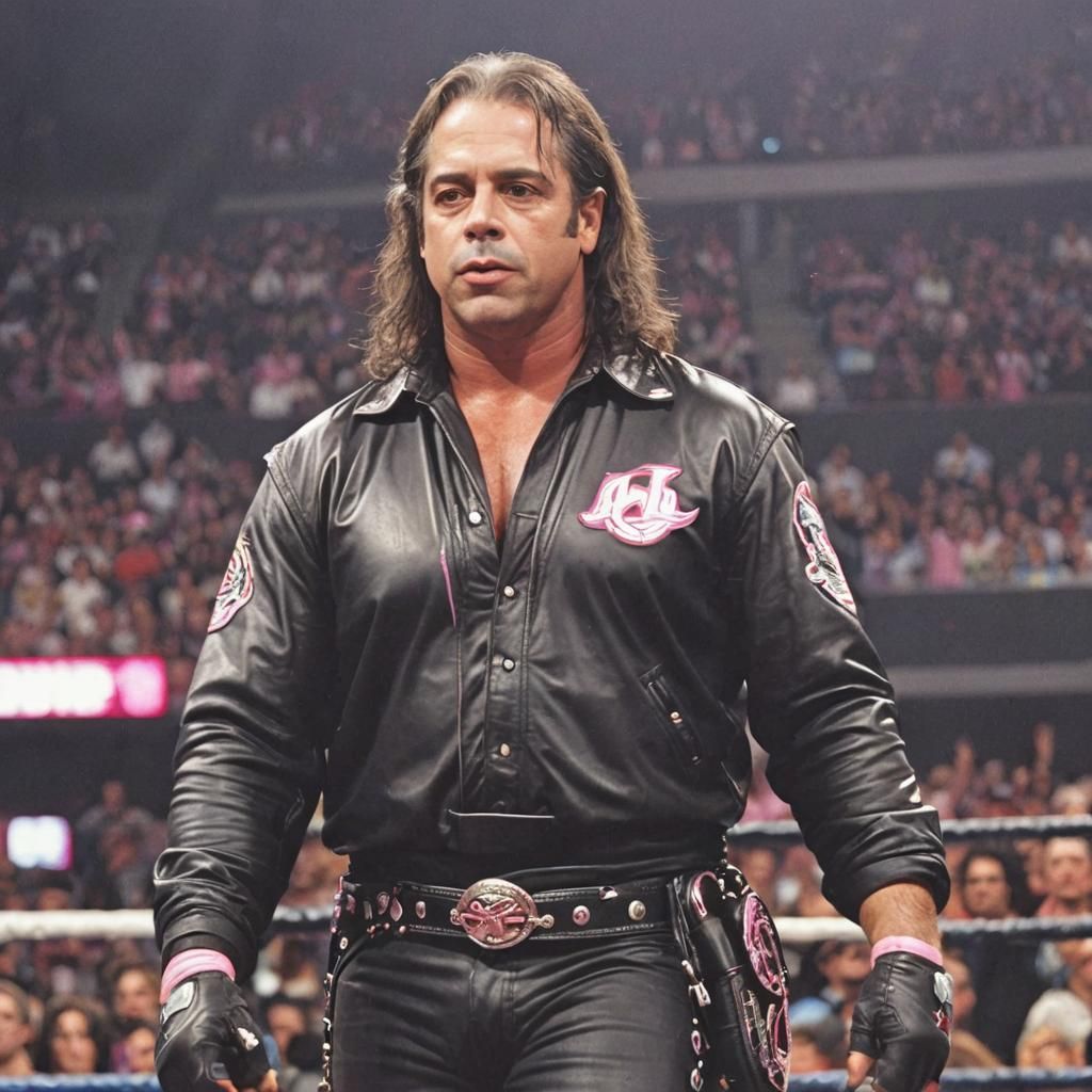 AI Generated Image of Bret Hart