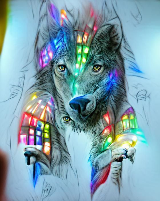Magic wolf