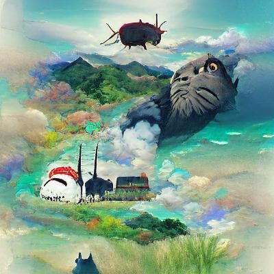 Charming Ghibli-Style Animated Scene