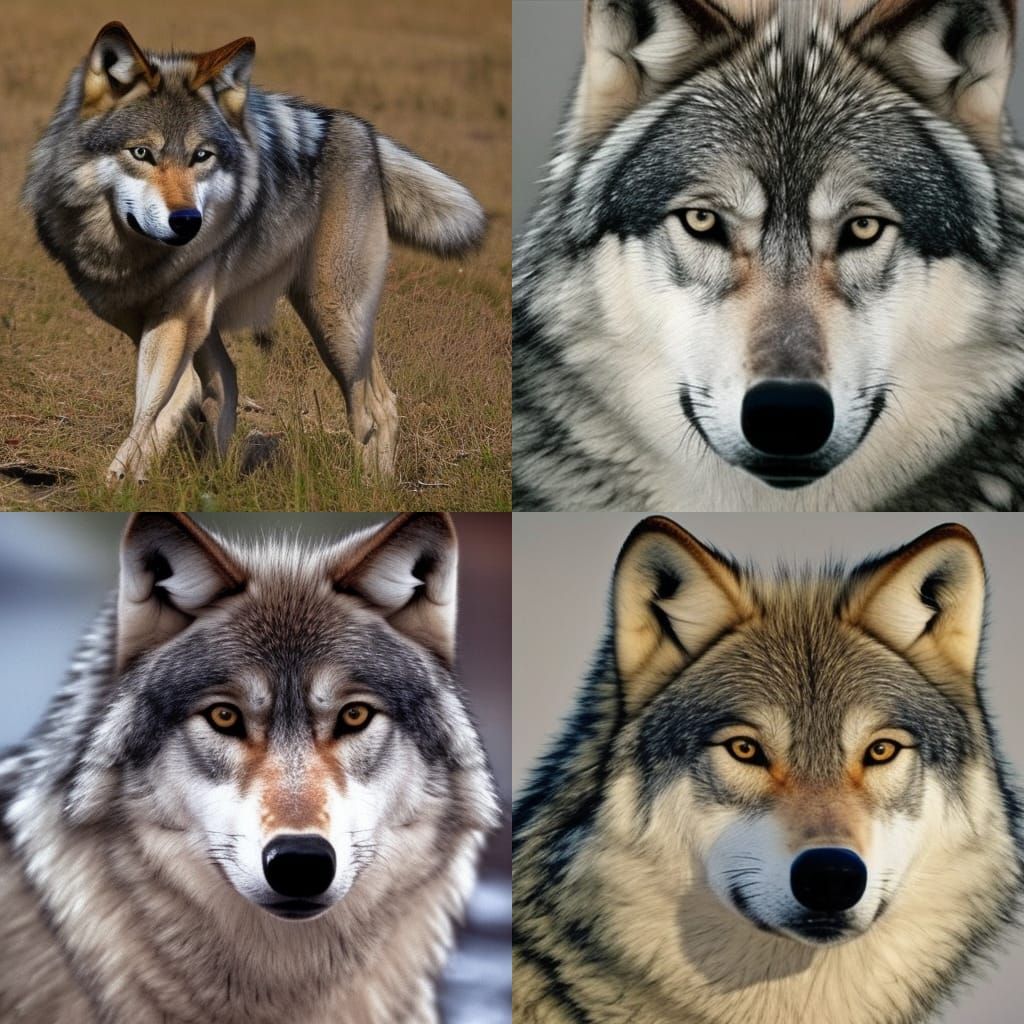 Lone Wolf AI Image