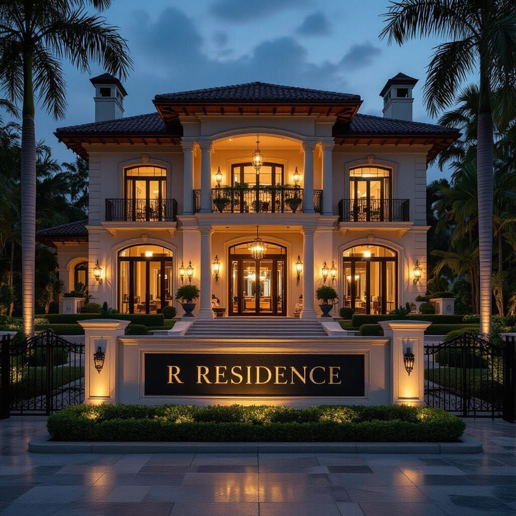 Luxurious Trillion Dollar Mansion: R Residence
