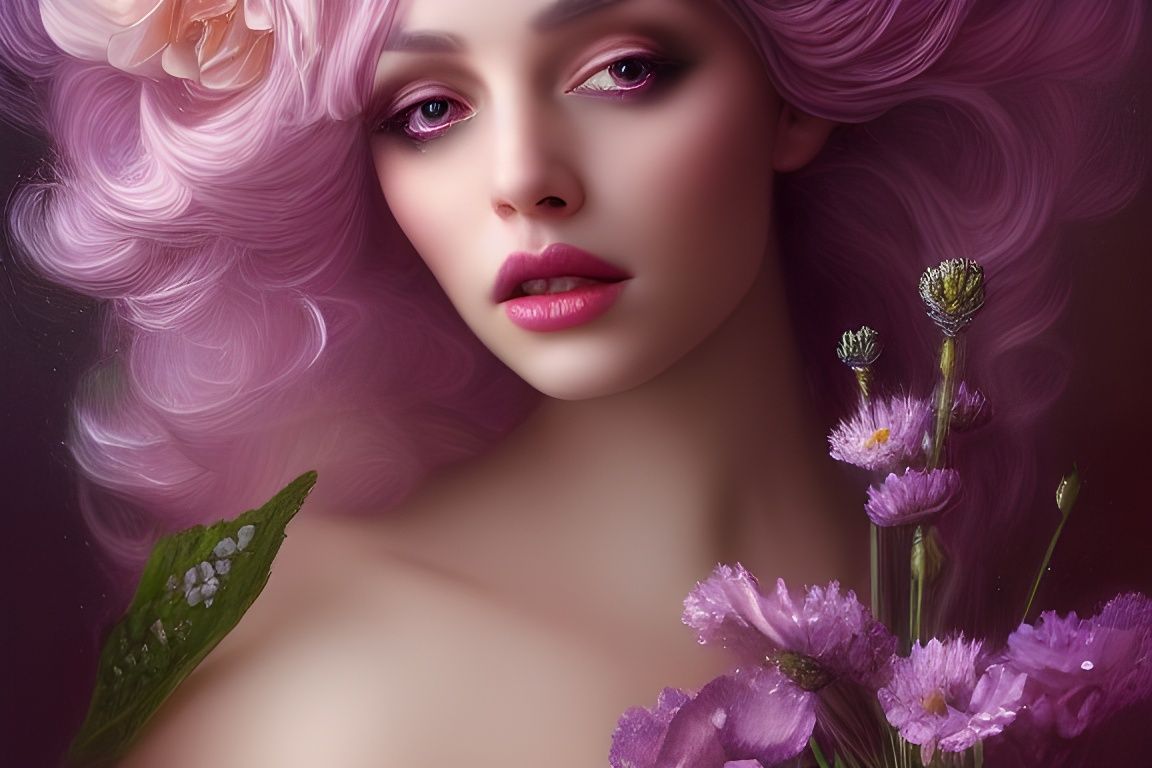 Crystalline Flower Nymph in Princesscore Style