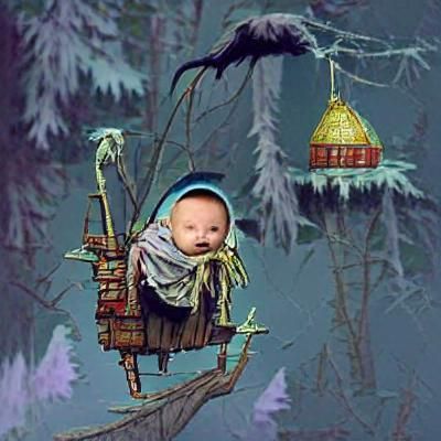 Baby Baba Yaga: A Whimsical Interpretation