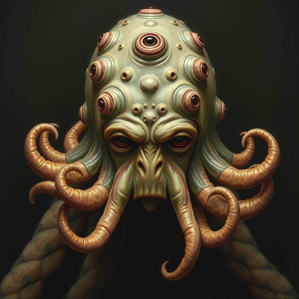 Surreal Hybrid Creature in Dreamy Art Style