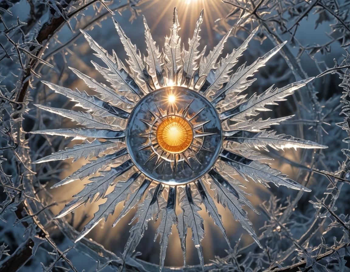 Icy Sun: A Frozen Celestial Body