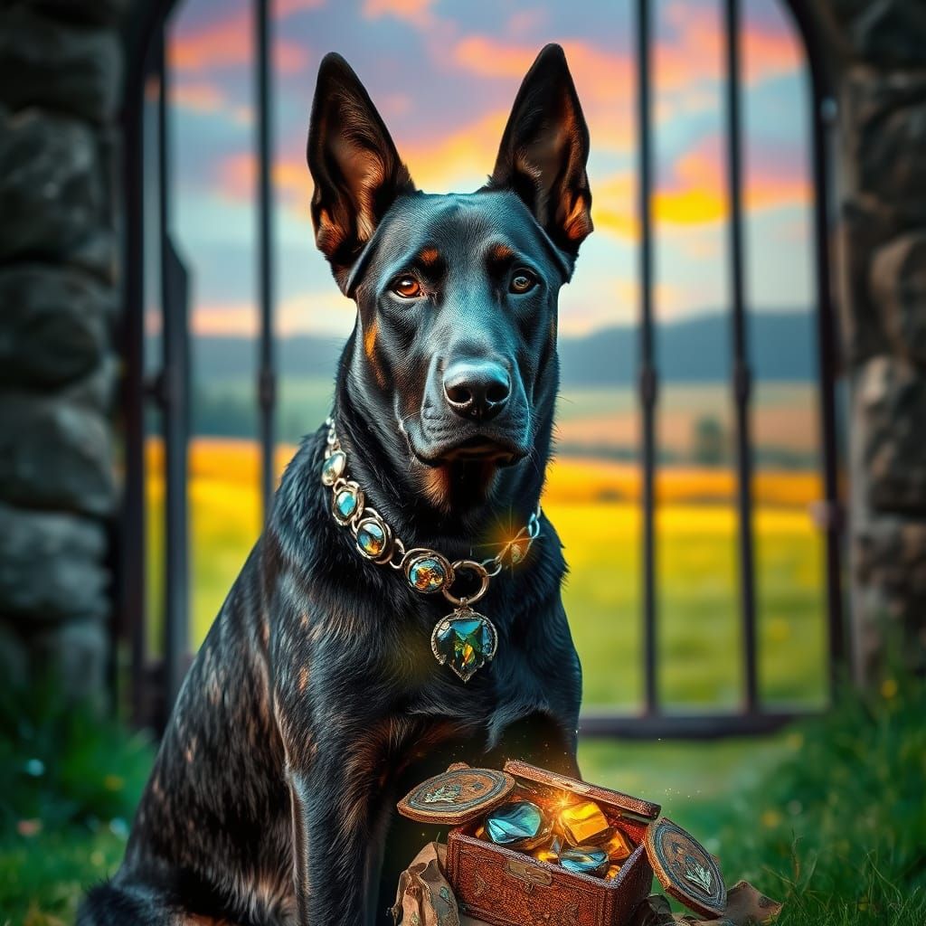 Guardian of gemstone's bag