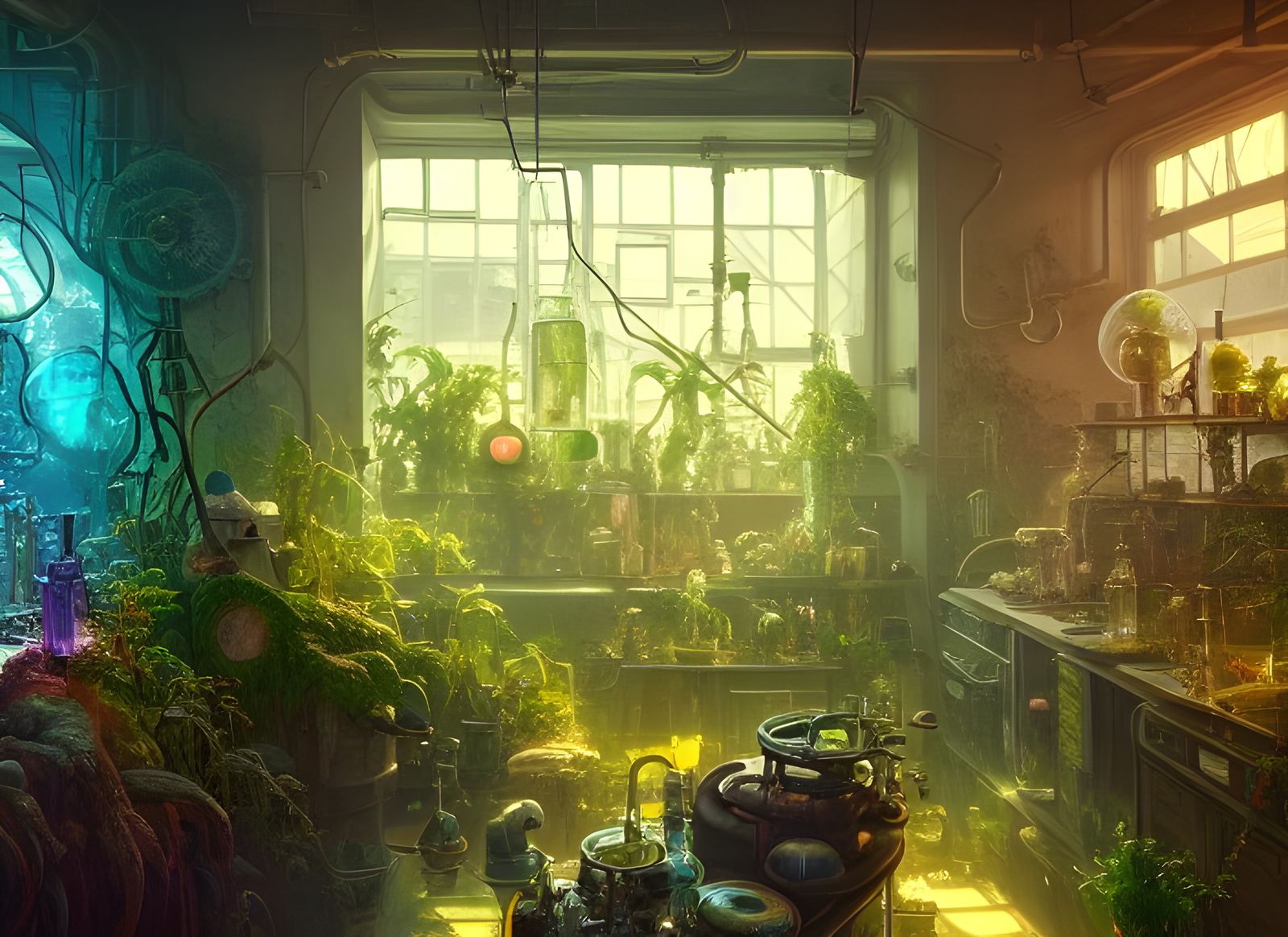 Mad scientist laboratory