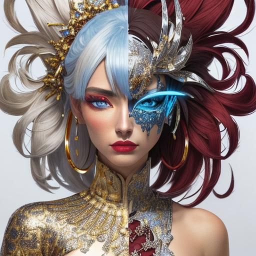 Vivid Nightscape in Bright, Detailed Colors