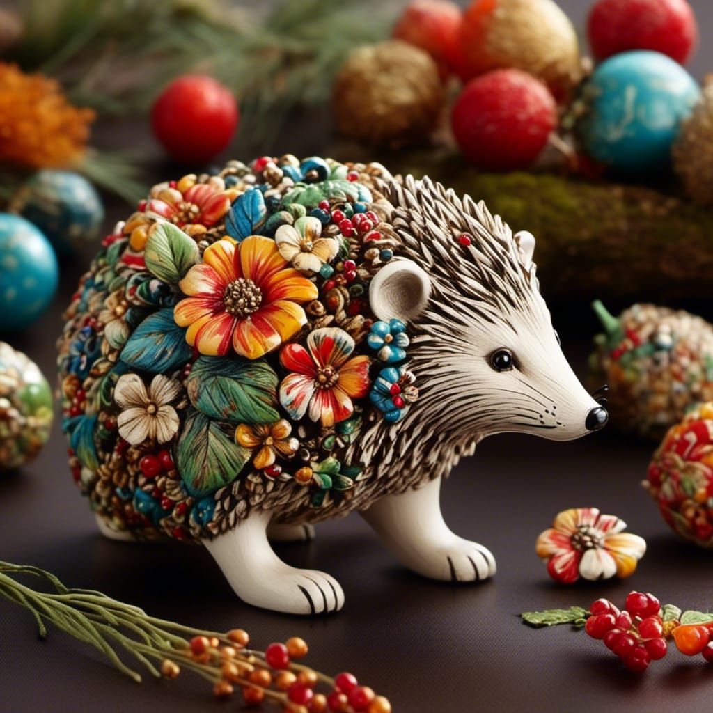 Adorable Hedgehog Portrait