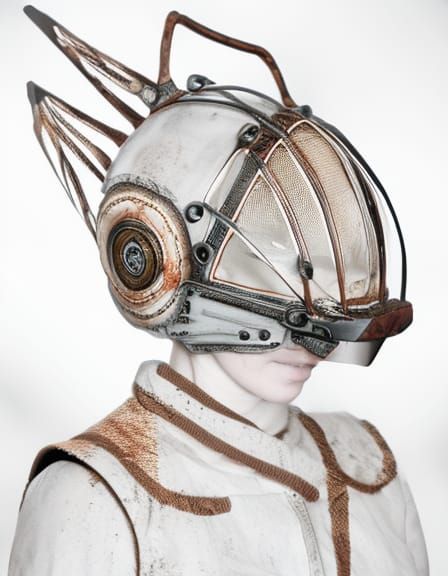 "Rust & Resilience: Post-Apocalyptic Helmet Concept Art Series". 11. Bis.