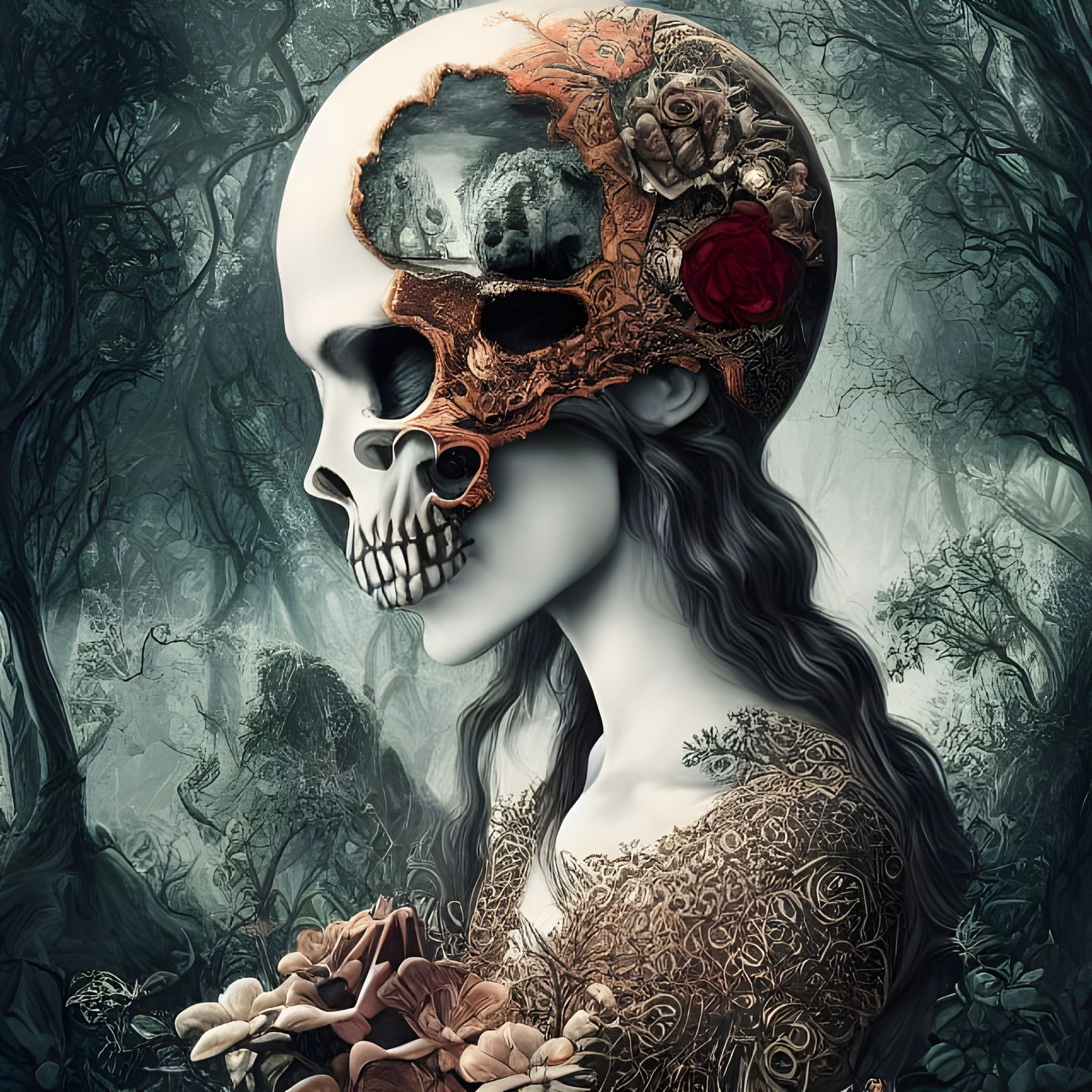 Arcane Skull in Divine Nature Photography