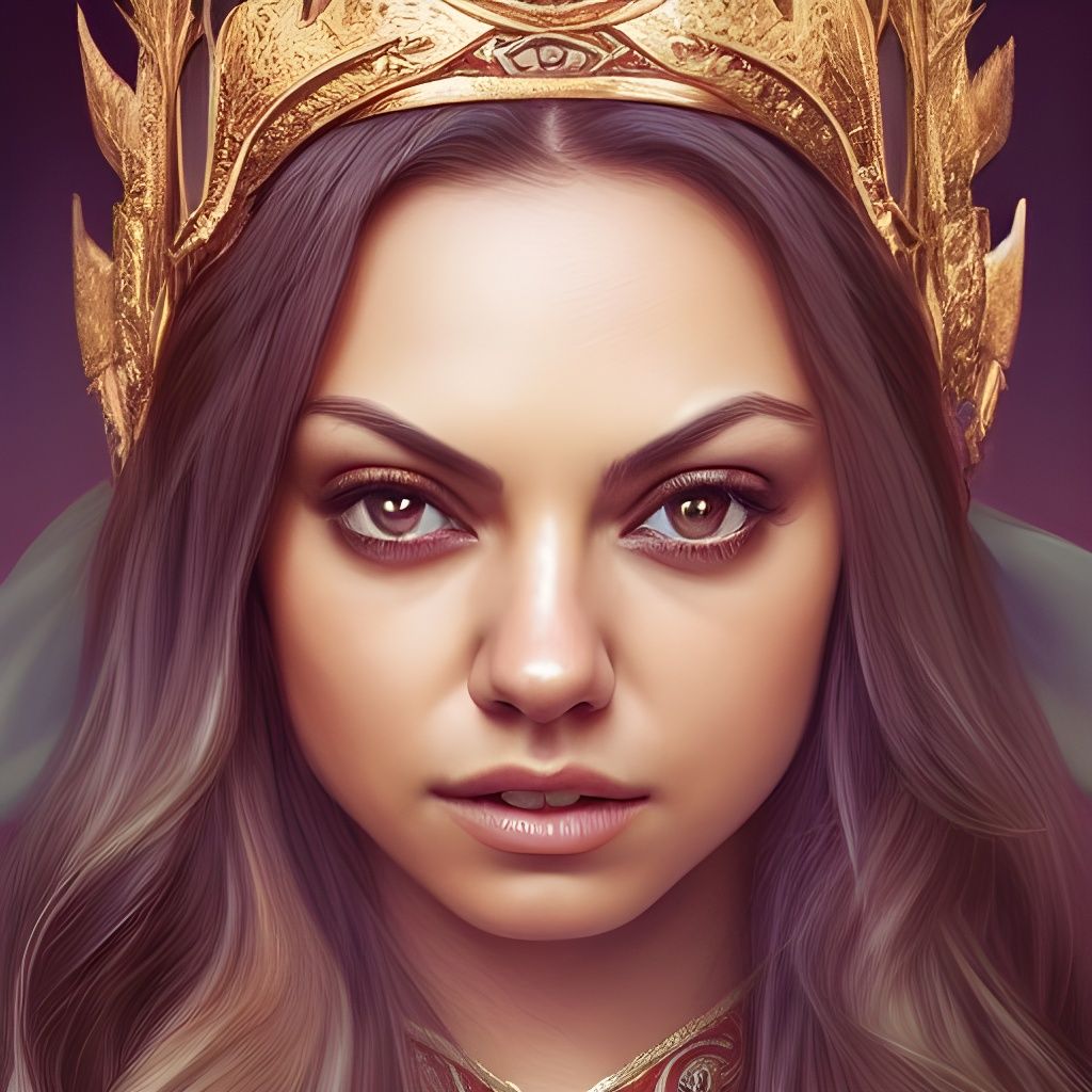 Hyperrealistic Elf Queen Portrait in 8K Resolution