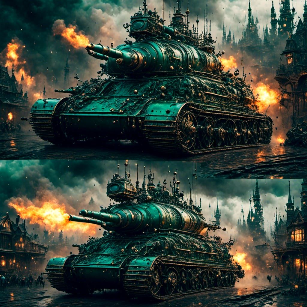 Twin Leviathan Tanks Sigma Romulus & Sigma Remus in Action