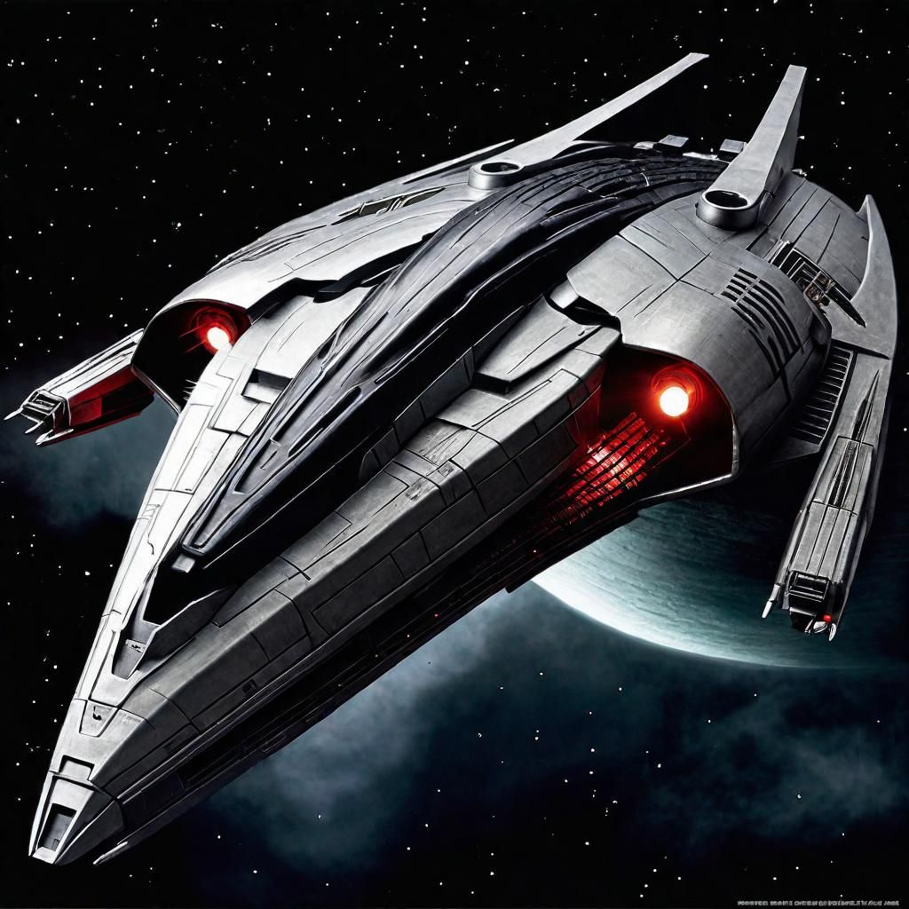 Cylon Raider Spaceship Reimagined