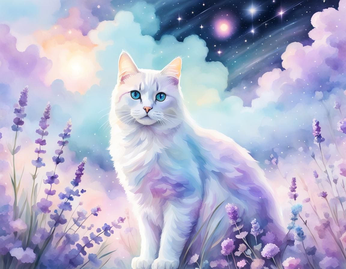 Lavender cat