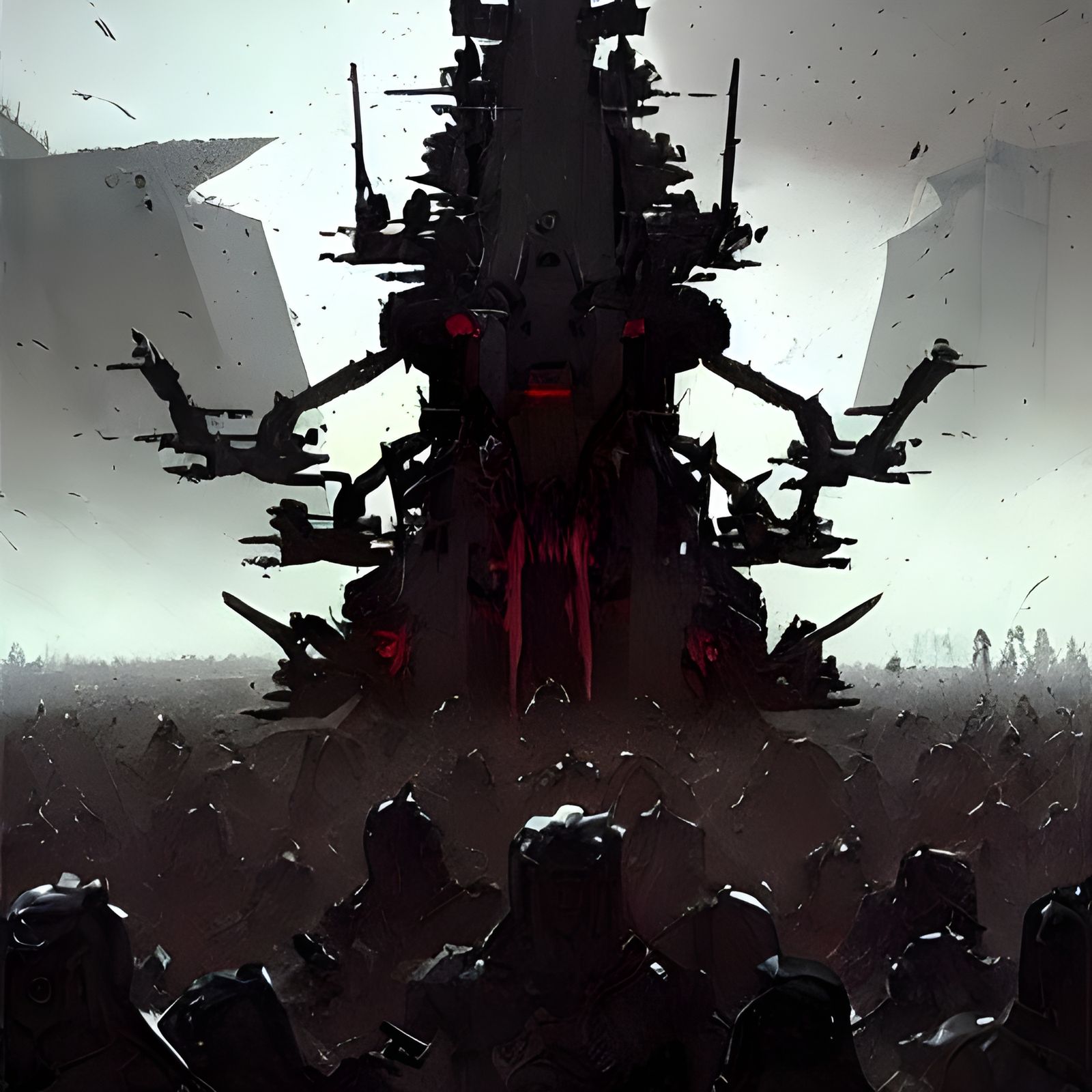 Sinister Mechanical Army by Rutkowski