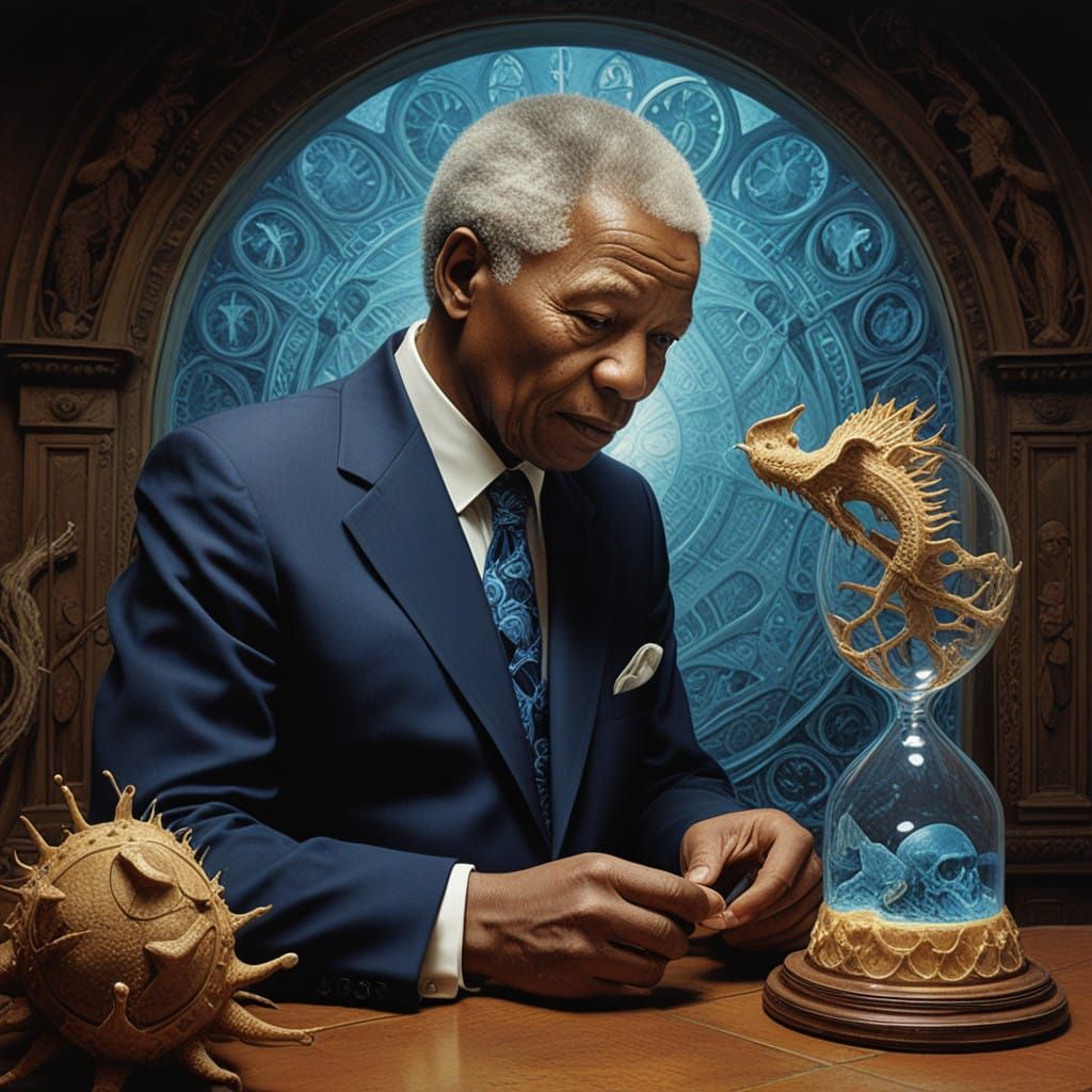 Nelson Mandela Discovers Enigmatic Fossil in Museum of Plioc...