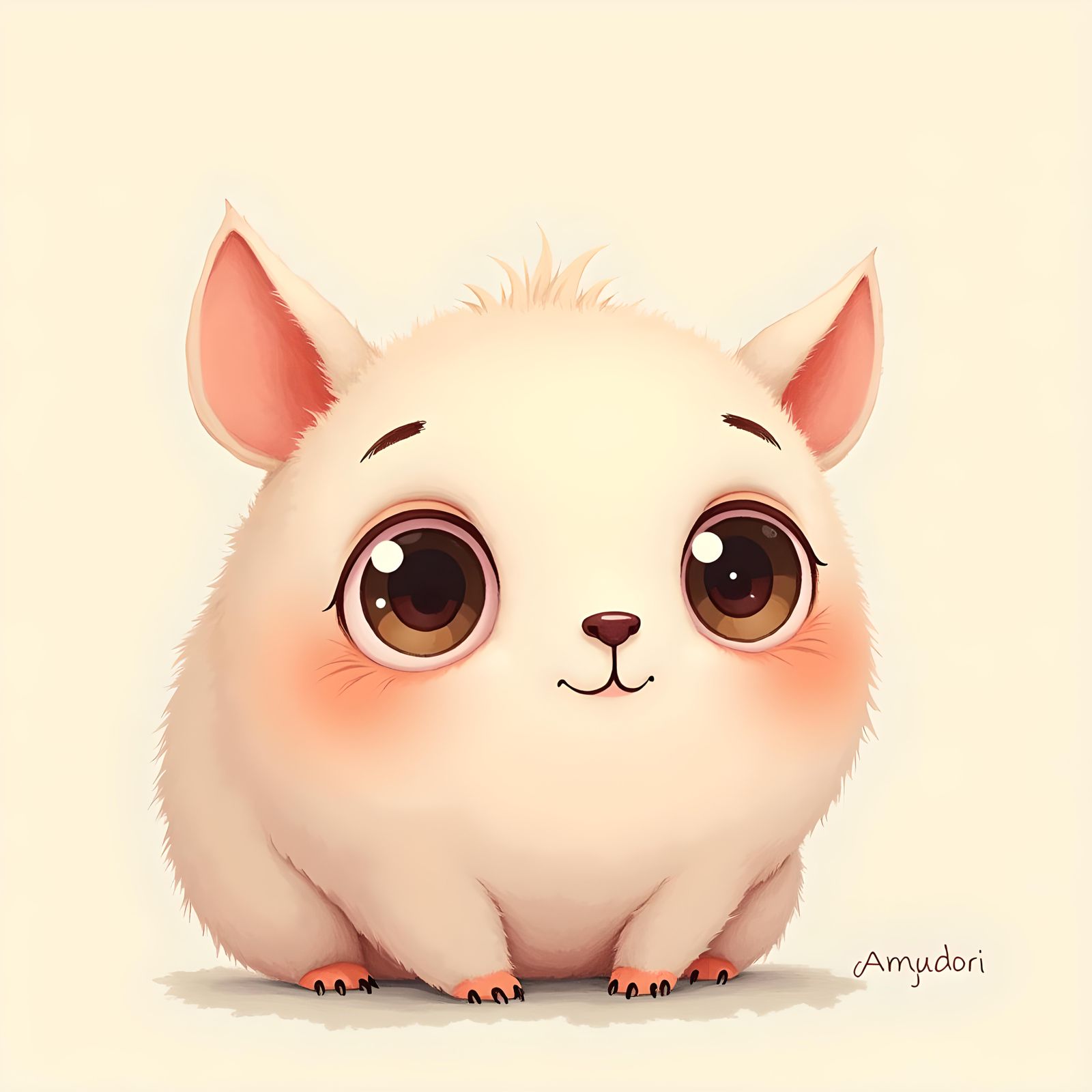 Adorable Cartoon Character Close-Up