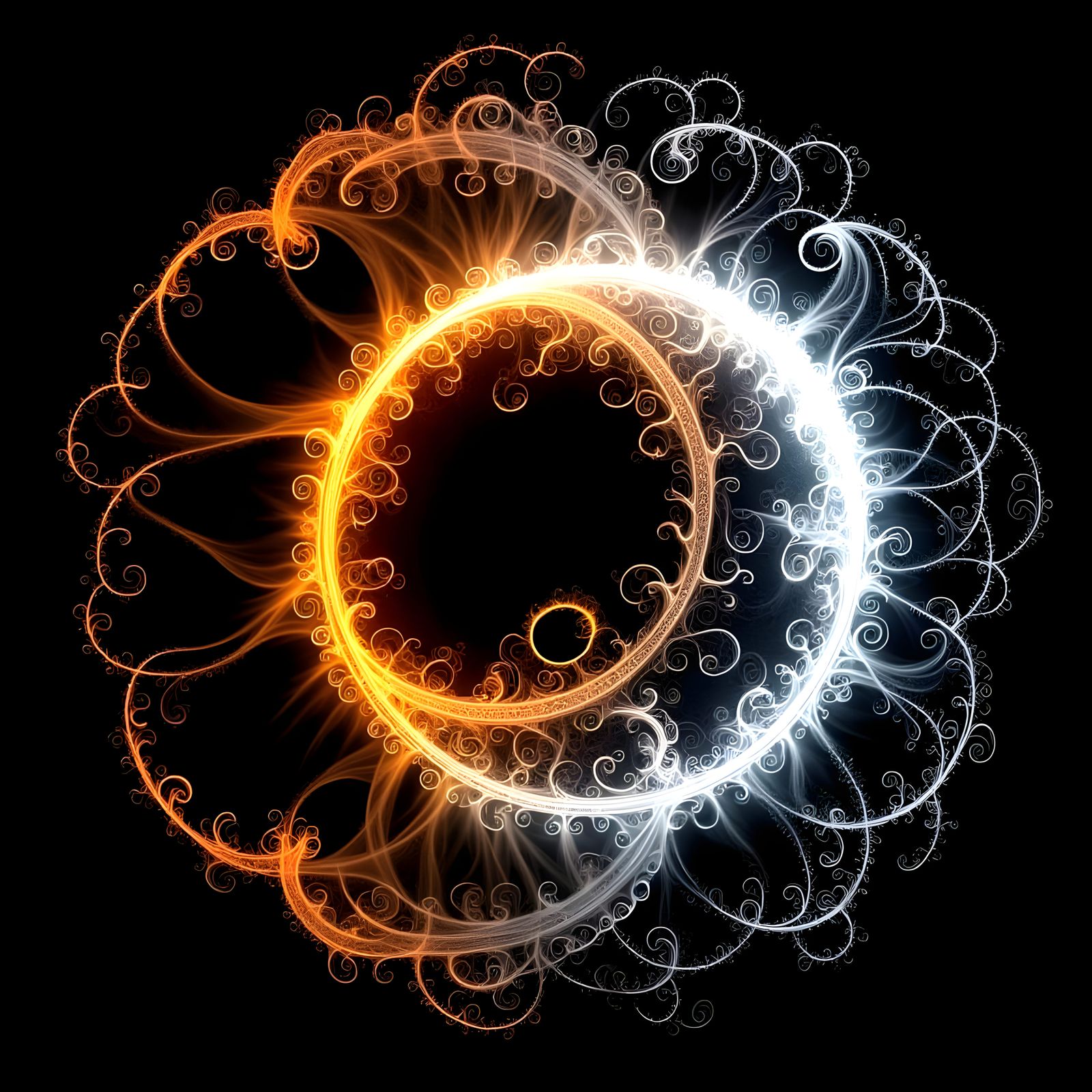 Intricate Moon Surface with Solar Ejection Rays