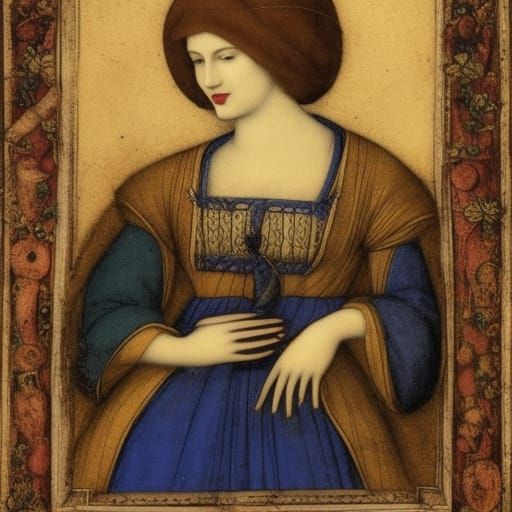 Vampire's Song: A Classical Persian Miniature