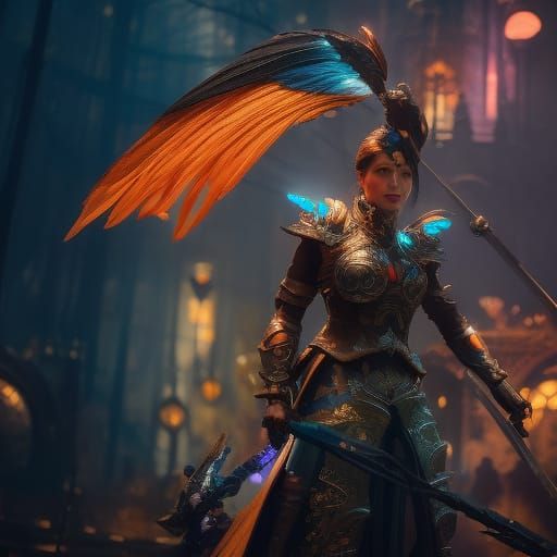 Steampunk Flying Machines in Ornate Setting