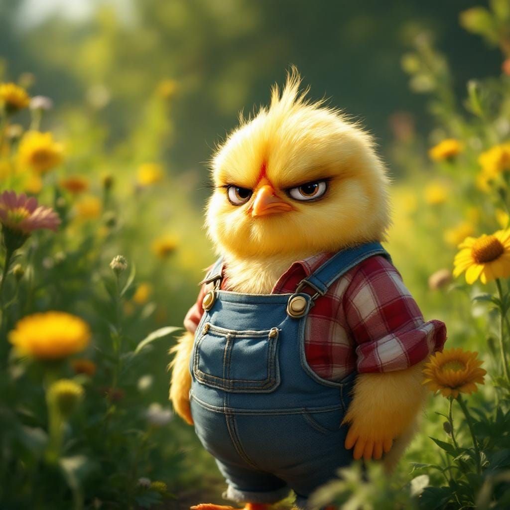 Grumpy Chick on Sunny Farm, Animation Still