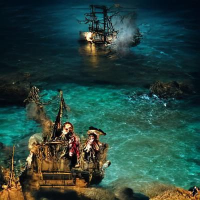 Pirates of the Caribbean AI Image