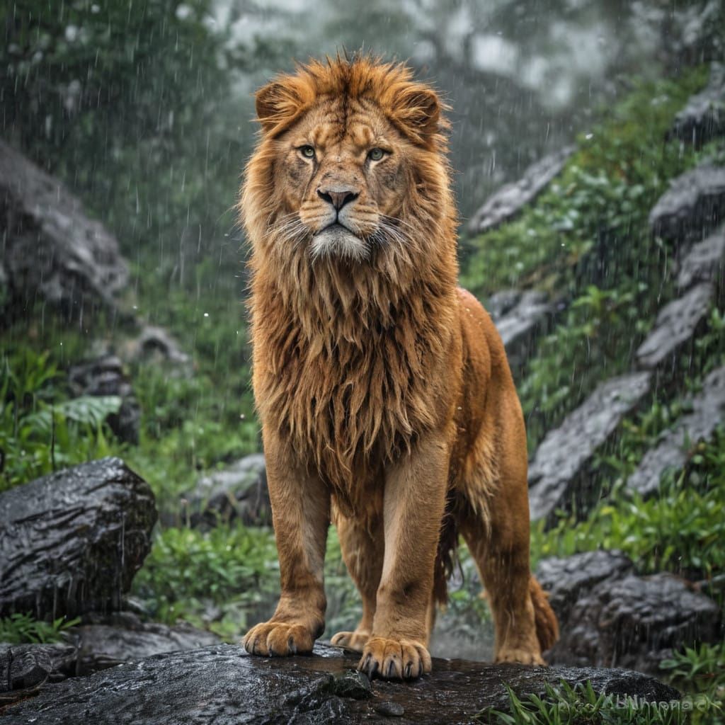 Rainy Day Animal Encounter