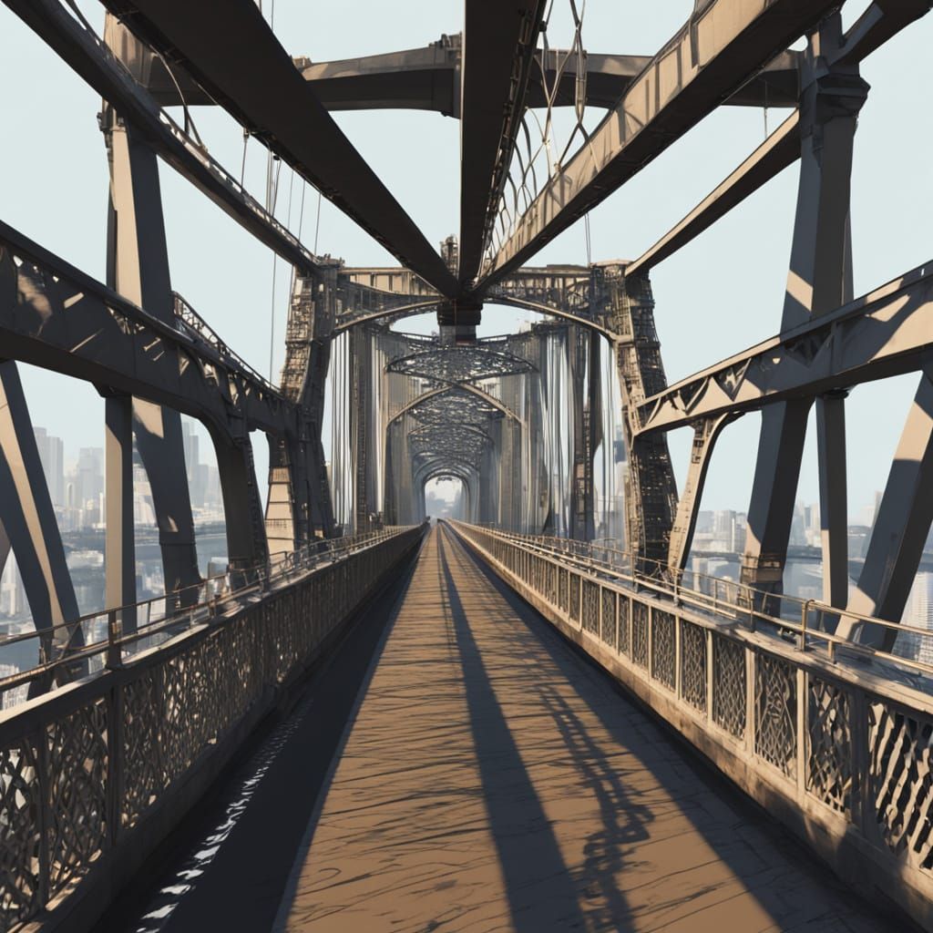 Bridge Close-Up in Muted Colors